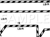 1986 Mercury Topaz  2.3 L4 GAS Wiring Diagram