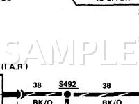 1986 Mercury Cougar  5.0 V8 GAS Wiring Diagram
