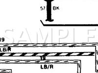 1986 Ford Thunderbird  2.3 L4 GAS Wiring Diagram