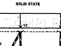 1987 Ford Aerostar  2.3 L4 GAS Wiring Diagram