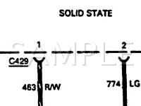1987 Ford F-150 Pickup  4.9 L6 GAS Wiring Diagram