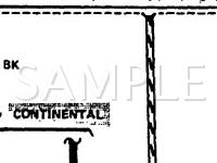 1987 Lincoln Continental Givenchy 5.0 V8 GAS Wiring Diagram