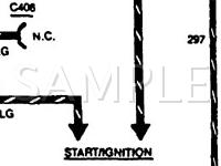 1987 Lincoln Mark VII Bill Blass 5.0 V8 GAS Wiring Diagram