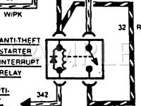 1987 Lincoln Continental  5.0 V8 GAS Wiring Diagram