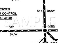 1987 Lincoln Mark VII  5.0 V8 GAS Wiring Diagram
