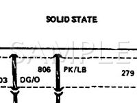 1987 Lincoln Mark VII Bill Blass 5.0 V8 GAS Wiring Diagram