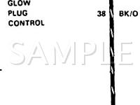 1987 Ford Escort GL 2.0 L4 DIESEL Wiring Diagram