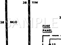 1987 Ford Mustang LX 5.0 V8 GAS Wiring Diagram