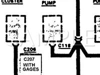 1987 Ford Ranger  2.3 L4 DIESEL Wiring Diagram