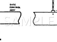 1987 Mercury Sable  3.0 V6 GAS Wiring Diagram