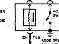 1987 Mercury Sable  3.0 V6 GAS Wiring Diagram