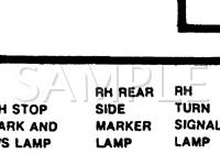 1987 Ford Taurus MT5 3.0 V6 GAS Wiring Diagram