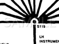 1987 Mercury Sable  3.0 V6 GAS Wiring Diagram