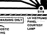 1987 Mercury Sable  3.0 V6 GAS Wiring Diagram