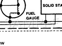 1987 Mercury Sable  3.0 V6 GAS Wiring Diagram