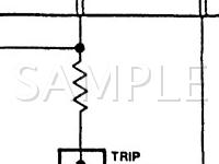 1987 Mercury Sable  3.0 V6 GAS Wiring Diagram