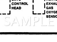 1987 Mercury Sable  3.0 V6 GAS Wiring Diagram