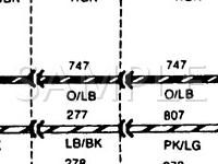 1987 Ford Taurus LX 3.0 V6 GAS Wiring Diagram