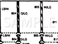 1987 Mercury Topaz  2.3 L4 GAS Wiring Diagram