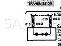 1987 Ford Tempo LX 2.3 L4 GAS Wiring Diagram