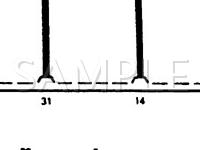 1987 Ford Thunderbird Sport 2.3 L4 GAS Wiring Diagram