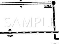 1987 Ford Thunderbird Sport 2.3 L4 GAS Wiring Diagram