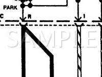 1987 Ford Thunderbird  3.8 V6 GAS Wiring Diagram