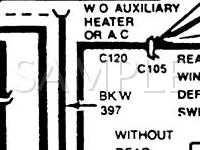 1988 Ford Aerostar  3.0 V6 GAS Wiring Diagram