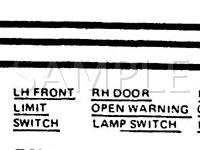 1988 Ford EXP Luxury 1.9 L4 GAS Wiring Diagram