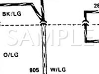 1988 Ford EXP Luxury 1.9 L4 GAS Wiring Diagram