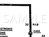 1988 Ford Mustang GT 5.0 V8 GAS Wiring Diagram