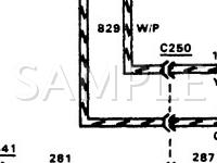 1988 Ford Mustang LX 5.0 V8 GAS Wiring Diagram