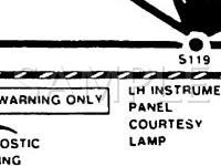 1988 Mercury Sable  3.8 V6 GAS Wiring Diagram
