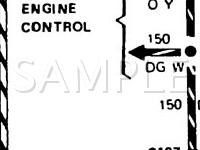 1988 Mercury Sable  3.8 V6 GAS Wiring Diagram