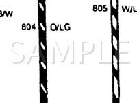 1988 Ford Tempo Sport 2.3 L4 GAS Wiring Diagram
