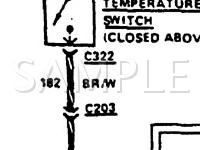 1988 Mercury Topaz  2.3 L4 GAS Wiring Diagram