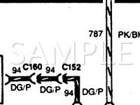 1989 Ford Aerostar  3.0 V6 GAS Wiring Diagram