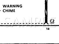 1989 Lincoln Continental Signature 3.8 V6 GAS Wiring Diagram