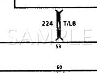 1989 Lincoln Continental Signature 3.8 V6 GAS Wiring Diagram