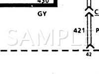 1989 Lincoln Continental Signature 3.8 V6 GAS Wiring Diagram