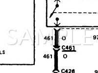 1989 Mercury Grand Marquis  5.8 V8 GAS Wiring Diagram