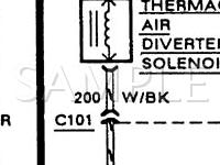1989 Ford E-150 Econoline Super 4.9 L6 GAS Wiring Diagram