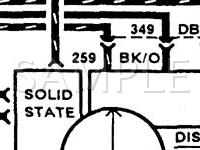 1989 Ford E-350 Econoline Super Wagon 7.5 V8 GAS Wiring Diagram