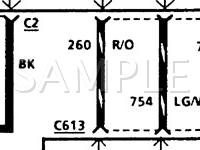 1989 Ford Escort Pony 1.9 L4 GAS Wiring Diagram