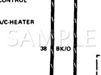 1989 Ford Escort LX 1.9 L4 GAS Wiring Diagram