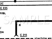 1989 Ford Probe GL 2.2 L4 GAS Wiring Diagram