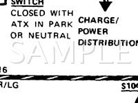 1989 Ford Taurus GL 3.0 V6 GAS Wiring Diagram
