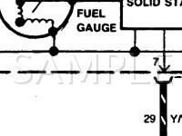 1989 Mercury Sable  3.0 V6 GAS Wiring Diagram
