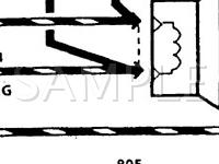 1989 Ford Taurus GL 3.0 V6 GAS Wiring Diagram