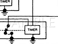 1989 Ford Tempo LX 2.3 L4 GAS Wiring Diagram
